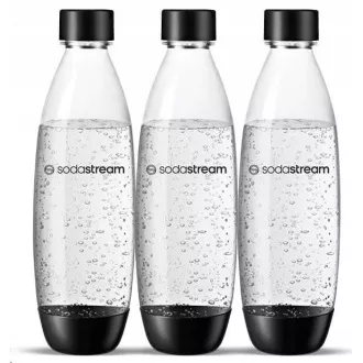 Butelki SodaStream, plastikowe, 3 sztuki