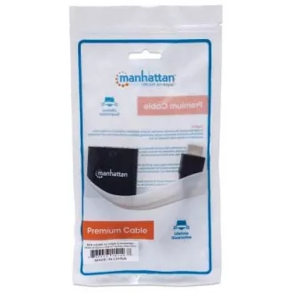 Konwerter MANHATTAN HDMI na VGA (męski HDMI na żeński VGA, czarny, woreczek foliowy)