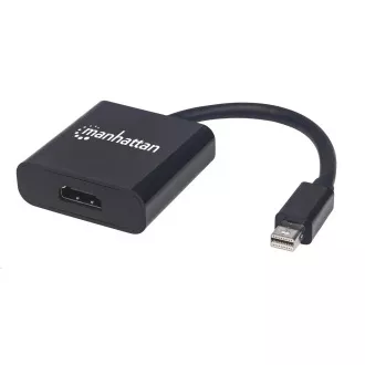 MANHATTAN Adapter mini DP do HDMI, aktywny, czarny