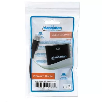 MANHATTAN Adapter mini DP do HDMI, aktywny, czarny