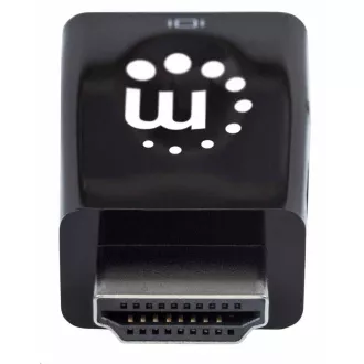 Przejściówka Manhattan HDMI na VGA, konwerter Micro, męski HDMI na żeński VGA, audio, czarny