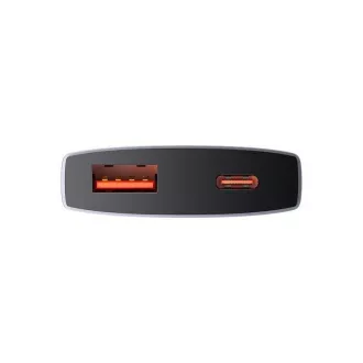 Baseus GAN5 Pro Ultracienki adapter USB-C   USB-A 65W do szybkiego ładowania, szary