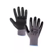Rękawiczki powlekane NAPA, szaro-czarne, rozmiar 07