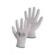 Rękawiczki powlekane BRITA, białe, rozmiar 06