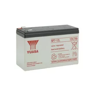Akumulator - YUASA NP7-12L (12V/7Ah - Faston F2 250), żywotność 5 lat