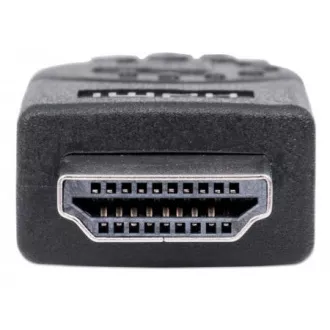 Kabel MANHATTAN High Speed HDMI 4K, 3D, męsko-męski, ekranowany, czarny, 1, 8 m Kabel MANHATTAN High Speed HDMI 4K, 3D, męsko-męski, ekranowany, czarny, 1, 8 m