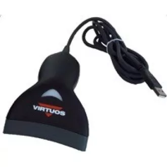 Czytnik CCD Virtuos HT-10, USB (klawiatura / emulacja RS232), czarny