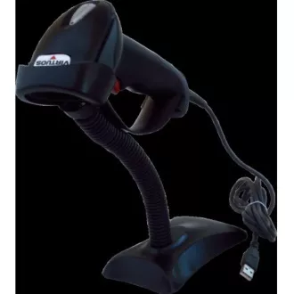 Czytnik laserowy Virtuos HT-900A, USB (emulacja klawiatury / RS232), czarny