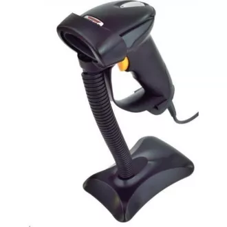 Czytnik CCD Virtuos HT-310A dalekiego zasięgu, USB (klawiatura / RS232), podstawka, czarny Czytnik CCD Virtuos HT-310A dalekiego zasięgu, USB (klawiatura / RS232), podstawka, czarny