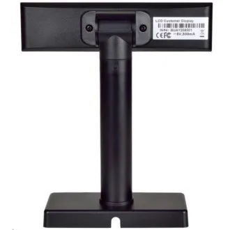 Wyświetlacz klienta LCD Virtuos FL-2026MB 2x20, USB, czarny - Używany