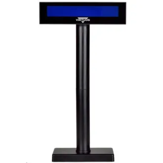 Wyświetlacz klienta LCD Virtuos FL-2026MB 2x20, USB, czarny - Używany