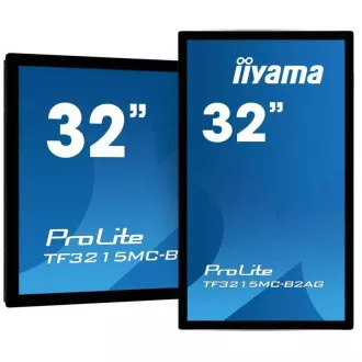 Iiyama ProLite TF3215MC-B2AG, 24/7, 80cm (31, 5''), projektor pojemnościowy, Full HD, zestaw (USB), czarny