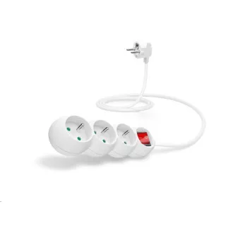 Przedłużacz CONNECT IT 230 V, 3 gniazda, 1, 5 m, z wyłącznikiem (biały)