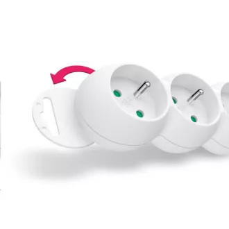 Przedłużacz CONNECT IT 230 V, 3 gniazda, 1, 5 m, z wyłącznikiem (biały)