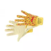 Rękawiczki FUNKY FRUIT z tarczą PVC w kolorze pomarańczowym 8