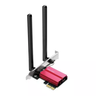 Karta MERCUSYS MA86XE WiFi6E PCIe (AXE5400, 2, 4GHz/5GHz/6GHz, Bluetooth5.3) Karta MERCUSYS MA86XE WiFi6E PCIe (AXE5400, 2, 4GHz/5GHz/6GHz, Bluetooth5.3)