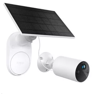 Kamera zewnętrzna TP-Link Tapo C410 KIT, panel słoneczny (3MP, 2K QHD, 1296p, IR 9m, WiFi, karta micro SD, IP65)