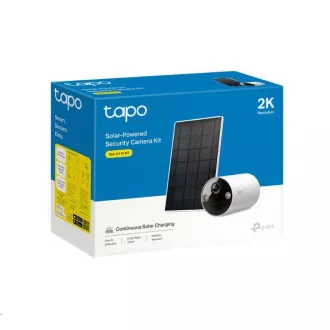 Kamera zewnętrzna TP-Link Tapo C410 KIT, panel słoneczny (3MP, 2K QHD, 1296p, IR 9m, WiFi, karta micro SD, IP65)