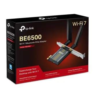 Karta TP-Link Archer TBE400E WiFi7 PCIe (BE6500, 2, 4GHz/5GHz/6GHz, Bluetooth5.4)