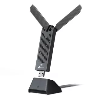 Karta sieciowa TP-Link Archer TBE400UH WiFi7 USB (BE6500, 2, 4GHz/5GHz/6GHz, USB3.0)