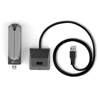Karta sieciowa TP-Link Archer TBE400UH WiFi7 USB (BE6500, 2, 4GHz/5GHz/6GHz, USB3.0)