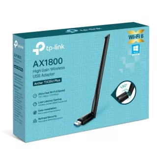 Karta sieciowa TP-Link Archer TX35U Plus WiFi6 USB (AX1800, 2, 4GHz/5GHz, USB3.0)
