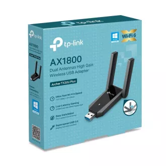 Karta sieciowa TP-Link Archer TX30U Plus WiFi6 USB (AX1800, 2, 4GHz/5GHz, USB3.0)