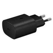 Ładowarka podróżna Samsung EP-TA800EBE, PD, szybkie ładowanie, USB-C, 25 W, czarna, (luzem)