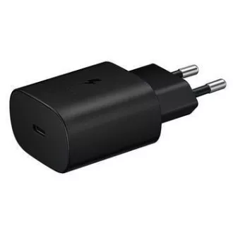 Ładowarka podróżna Samsung EP-TA800EBE, PD, szybkie ładowanie, USB-C, 25 W, czarna, (luzem)