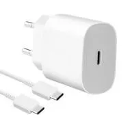 Ładowarka sieciowa Samsung EP-TA800EWE   kabel EP-DA905BWE USB-C, 25 W, biały, (luzem)