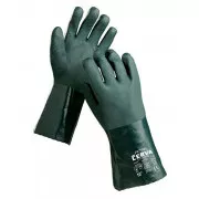 Rękawiczki PETREL w kolorze zielonym. PCV - 10