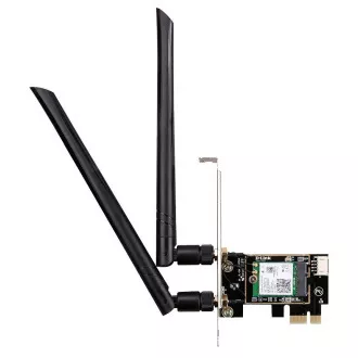 Bezprzewodowa karta sieciowa D-Link DWA-X582 AX3000 Wi-Fi 6 PCIe z Bluetooth 5.0