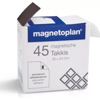 Magnesy samoprzylepne Magnetoplan Takkis (45szt)
