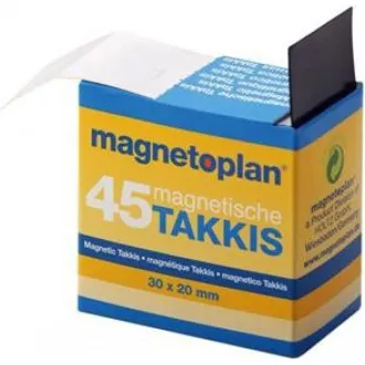 Magnesy samoprzylepne Magnetoplan Takkis (45szt)