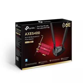 Karta TP-Link Archer TXE75E WiFi6E PCIe (AXE5400, 2, 4GHz/5GHz/6GHz, Bluetooth5.2)