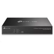 TP-Link VIGI NVR1004H-4P, rejestrator wideo, 4 kanały, 4xPoE, 1xSATA, 1x100Mb/s LAN, 2xUSB2.0, 1xHDMI, 1xVGA
