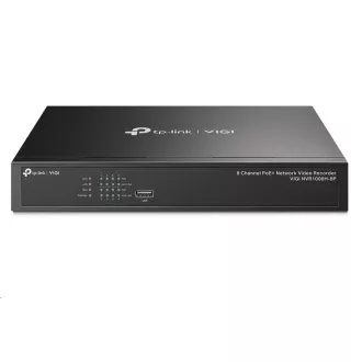 TP-Link VIGI NVR1008H-8P, rejestrator wideo, 8 kanałów, 8xPoE, 1x100Mb/s LAN, 1xVGA, 1xHDMI, 2xUSB2.0