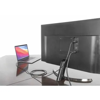 Kabel Manhattan USB-C do HDMI, USB-C męski do HDMI męski, 2 m, czarny