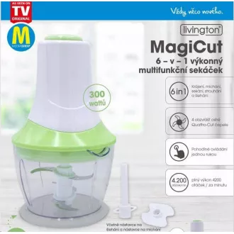 Livington MagiCut - wydajny wielofunkcyjny rozdrabniacz 6 w 1 Livington MagiCut - wydajny wielofunkcyjny rozdrabniacz 6 w 1