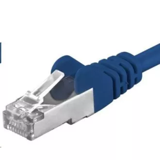PREMIUMCORD Kabel krosowy CAT6a S-FTP, RJ45-RJ45, AWG 26/7 5m niebieski
