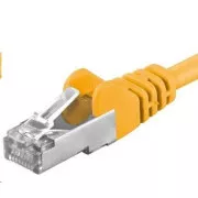 PREMIUMCORD Kabel krosowy CAT6a S-FTP, RJ45-RJ45, AWG 26/7 1, 5m żółty