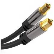 PremiumCord Kabel Toslink M/M, 6 mm, 0, 5 m, czarny