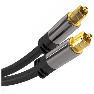 PremiumCord Kabel Toslink M/M, 6 mm, 0, 5 m, czarny PremiumCord Kabel Toslink M/M, 6 mm, 0, 5 m, czarny
