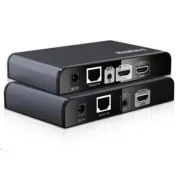 Przedłużacz HDMI PREMIUMCORD do 120 m przez LAN, przez IP, HDBitT, lokalne wyjście HDMI