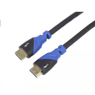 PREMIUMCORD HDMI - kabel Ultra HDTV, 1 m (kolor, pozłacane złącza)