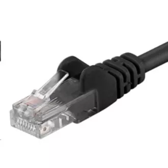 PREMIUMCORD Kabel krosowy UTP RJ45-RJ45 CAT5e 0,25m czarny
