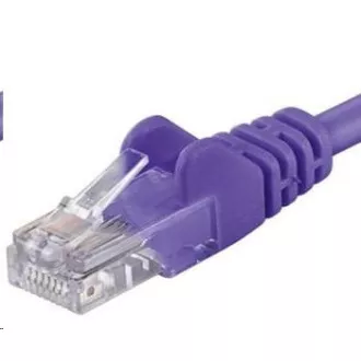 PREMIUMCORD Kabel krosowy UTP RJ45-RJ45 CAT5e 0,25m fioletowy