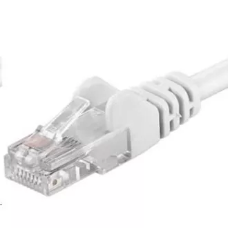 PREMIUMCORD Kabel krosowy UTP RJ45-RJ45 CAT5e 3m biały