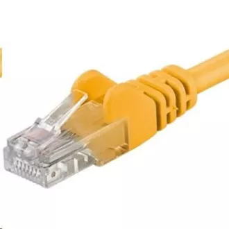 PREMIUMCORD Kabel krosowy UTP RJ45-RJ45 CAT5e 7m żółty PREMIUMCORD Kabel krosowy UTP RJ45-RJ45 CAT5e 7m żółty