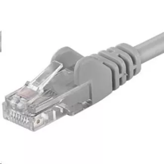 PREMIUMCORD Kabel krosowy UTP RJ45-RJ45 CAT5e 30m szary
